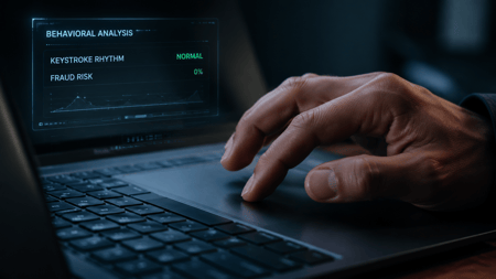 Behavioral biometric analysis for AI payment fraud prevention