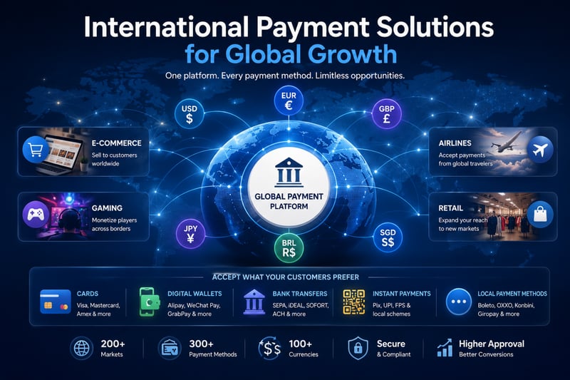 An integrated international payment solutions platform