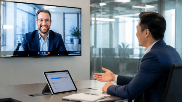 B2B merchants negotiating digital escrow payment terms