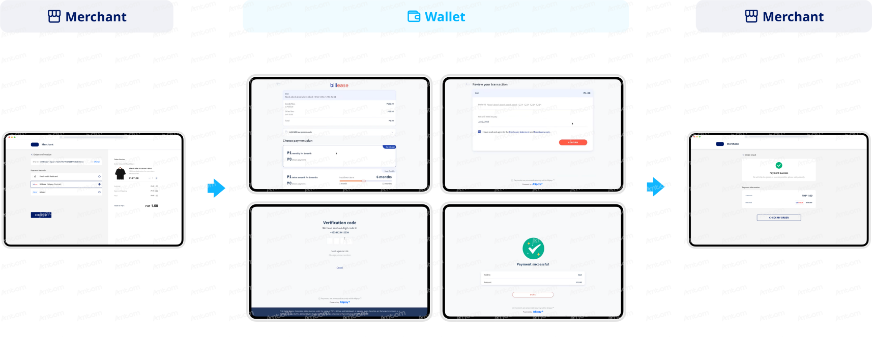 BillEase Web payment route