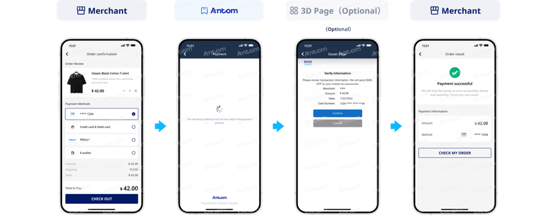 JBC Non-PCI qualified subsequent payment process through app