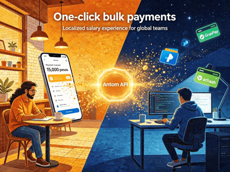 Borderless remote workers receiving instant local wallet payouts