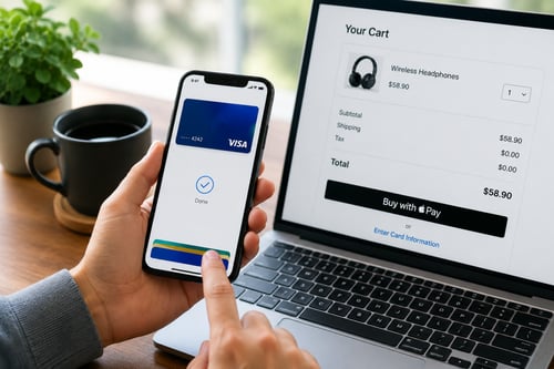 Digital wallet used for online checkout and mobile payment