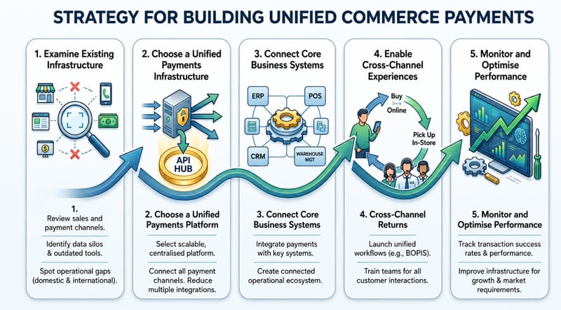 Step-by-step strategy for unified commerce payments