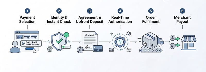 The BNPL payment journey