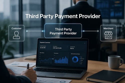 Third party payment provider connecting global payment networks