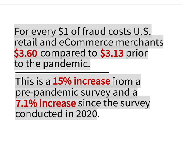 What impact does card fraud have on merchants