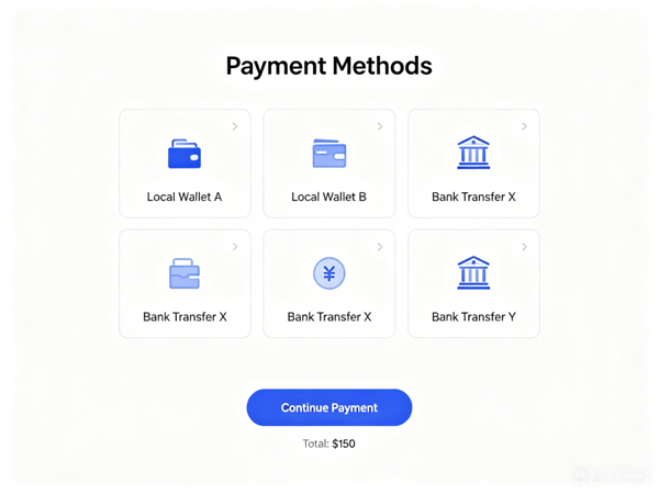 Localized e-commerce payment checkout interface